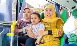 Khofifah ajak warga manfaatkan Bus TransJatim perkuat mobilitas