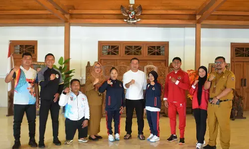 Wakili Indonesia, lima atlet nasional paralympic dilepas Bupati Boyolali menuju ASEAN Paragames