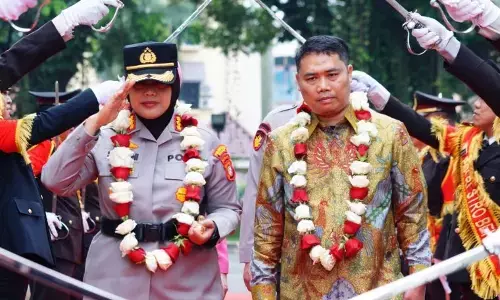Istri Dirdik KPK resmi menjabat Kapolres Metro Bekasi