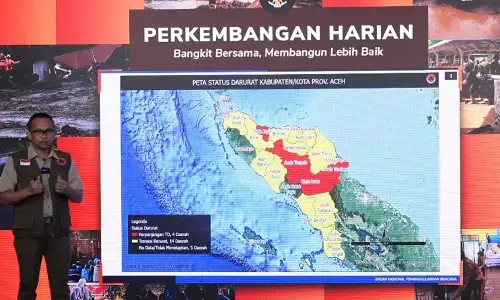 BNPB: 4 kabupaten di Aceh masih tanggap Darurat, status provinsi diperpanjang 14 Hari