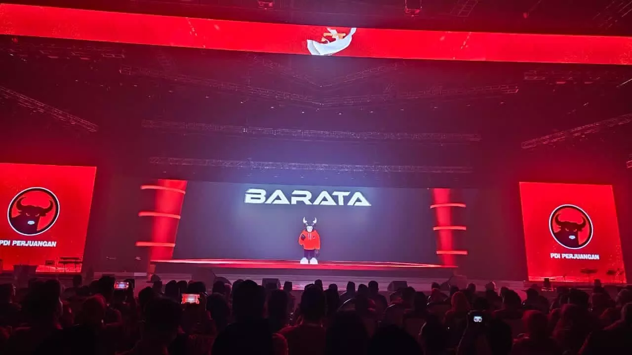 PDIP resmikan Barata sebagai maskot partai di HUT ke-53 PDIP resmikan Barata sebagai maskot partai di HUT ke-53
