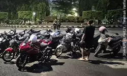 Polisi tertibkan balap liar, puluhan orang diamankan