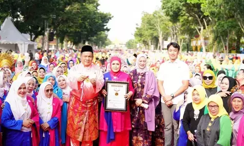 Sebanyak 6 ribu penari Zapin catatkan Rekor Muri di Riau