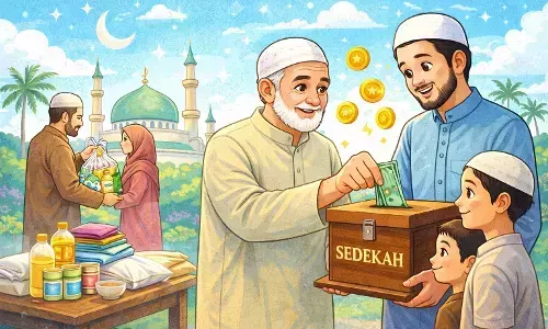 8 Keutamaan bersedekah di bulan Ramadan 8 Keutamaan bersedekah di bulan Ramadan