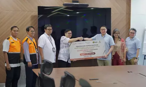Grup Merdeka donasi Rp977 juta untuk penanganan bencana Sumatera melalui BAZNAS