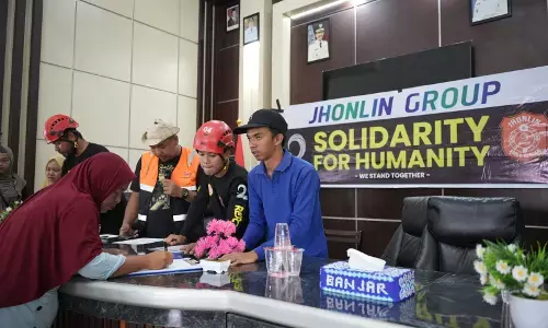 Jhonlin Grup bantu korban banjir Kabupaten Banjar Rp1 miliar