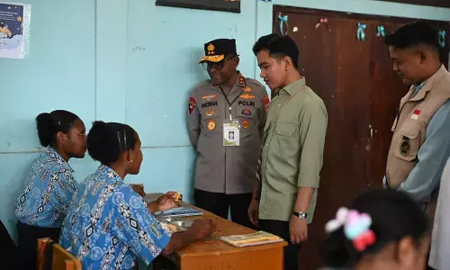 Gibran kunjungi Wamena, Kepsek singgung antusias siswa nikmati MBG