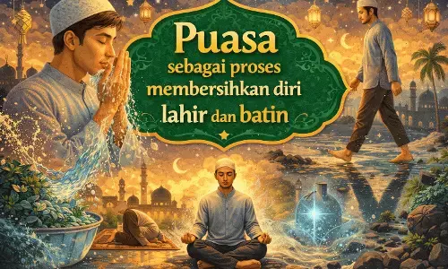 Puasa sebagai proses membersihkan diri lahir dan batin