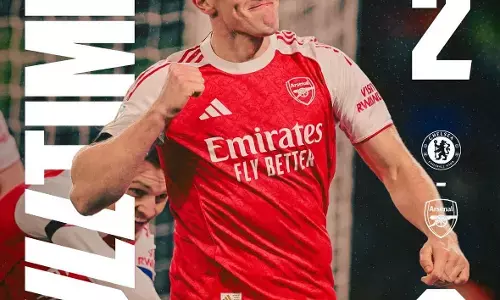 Arsenal atasi perlawanan Chelsea melalui skor ketat 3-2