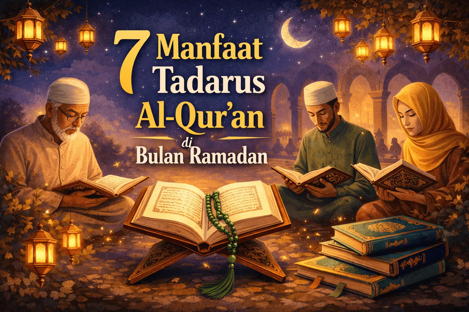 7 manfaat tadarus Al-Quran di bulan Ramadan 7 manfaat tadarus Al-Quran di bulan Ramadan