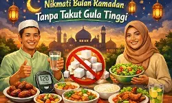 Nikmati bulan Ramadan tanpa takut gula tinggi