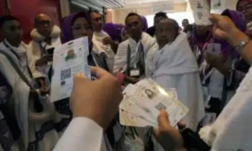 Kartu nusuk untuk jamaah haji akan dibagikan di Tanah Air