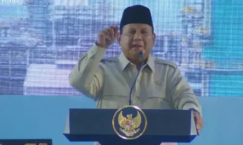 Prabowo paparkan soal energi dan hilirisasi ke rektor dan guru besar