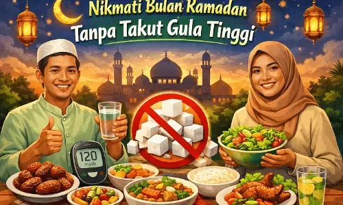 Nikmati bulan Ramadan tanpa takut gula tinggi