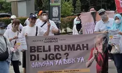 Warga JGC turun ke jalan tuntut soal RDF hingga infrastruktur