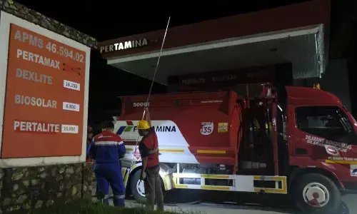 Tiga SPBU tutup sementara akibat banjir di Muria