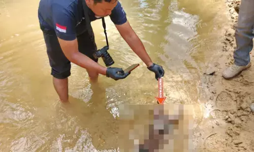 Polres Langkat ungkap kasus penemuan mayat bayi di sungai Gergas