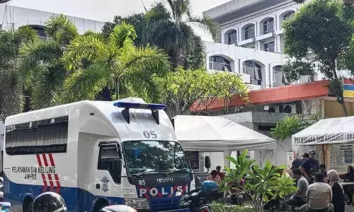 Sabtu, layanan SIM keliling tersedia di lima lokasi DKI Jakarta