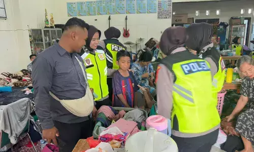 Polresta Pati gelar trauma healing korban banjir Juwana
