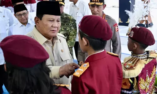 Siswa SR dapat beasiswa ke luar negeri, usai pidato bahasa Inggris di depan Presiden
