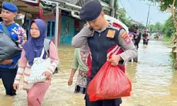Sungai Citarum dan Cibeet meluap sebabkan banjir di Karawang