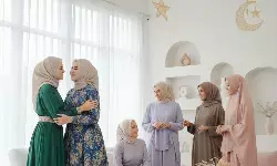 7 model gamis modern untuk Ramadan & Lebaran