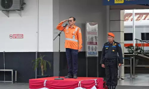 Peringati Bulan K3 Nasional 2026, KAI Divre II Sumbar tegaskan komitmen budaya keselamatan