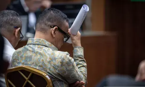 Eks Wamenaker Noel tak ajukan eksepsi kasus pemerasan K3