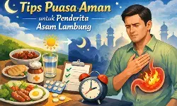 Tips puasa aman untuk penderita asam lambung