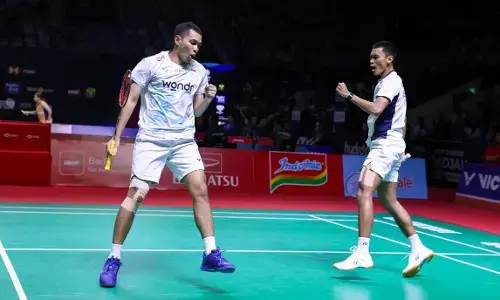 Tampil dominan, Fajar/Fikri melaju ke babak kedua Indonesia Masters 2026