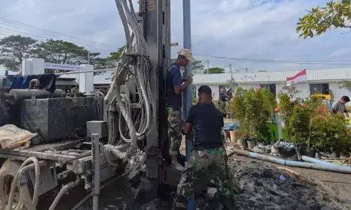 TNI AD bangun 105 sumur bor untuk penuhi kebutuhan air warga Aceh