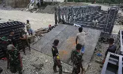 Prajurit TNI meninggal kecelakaan usai membangun jembatan bailey Aceh