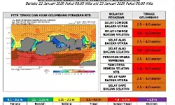 BMKG terbitkan peringatan zona merah gelombang tinggi di NTB