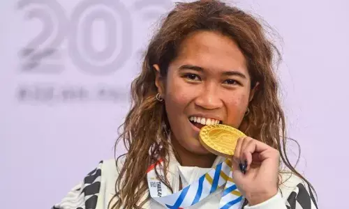 Menuju laga kontra Thailand, para renang Indonesia siap bertarung