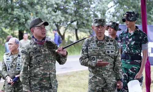 Panglima TNI tinjau Yonif TP 890/Gardha Sakti di Garut, Jawa Barat