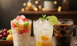 Minuman segar untuk buka puasa yang menyegarkan