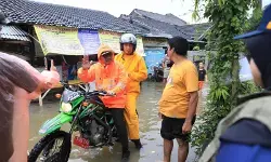 Debit air naik, sirine peringatan Sungai Cisadane dibunyikan