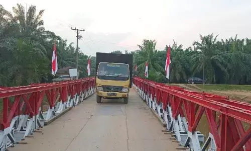 Kodam I/BB rampungkan jembatan bailey di Langkat penghubung antardesa
