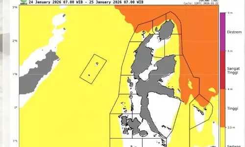 BMKG imbau waspada angin kencang serta gelombang tinggi di Malut