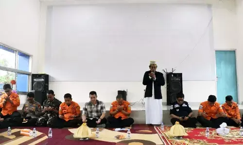 Basarnas tutup operasi SAR ATR dengan doa bersama