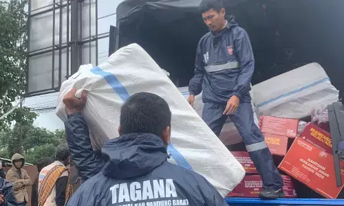 Kemensos salurkan bantuan logistik warga korban longsor Cisarua