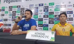 Kendal Tornado FC vs Persiku Kudus berakhir tanpa gol di Stadion Sriwedari