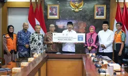 Keluarga Kemensetneg salurkan bantuan kemanusiaan Sumatra Rp227 Juta melalui BAZNAS RI