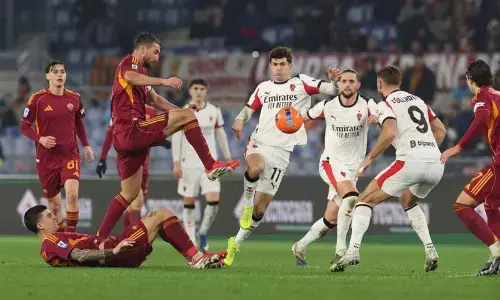 Penalti Pellegrini paksa laga AS Roma lawan AC berakhir imbang 1-1