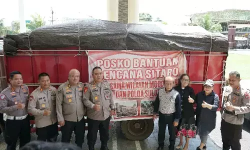 Jemaat GMIM Modoinding salurkan bantuan kemanusiaan untuk korban bencana Sitaro Jemaat GMIM Modoinding salurkan bantuan kemanusiaan untuk korban bencana Sitaro