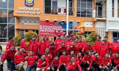 Perkuat kesiapsiagaan, 150 relawan ikuti diklat dasar damkar dan penyelamatan