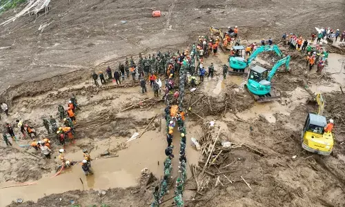 Pencarian korban longsor Cisarua dipercepat dengan anjing pelacak Pencarian korban longsor Cisarua dipercepat dengan anjing pelacak