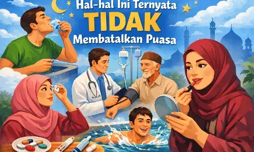 Hal-hal ini ternyata tidak membatalkan puasa Hal-hal ini ternyata tidak membatalkan puasa