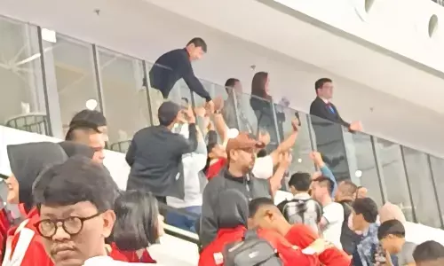 Nama Shin Tae-yong Bergema di Indonesia Arena