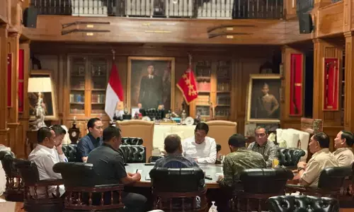 Kumpulkan menteri di Hambalang, Prabowo perkuat kerja sama pendidikan RI–Inggris